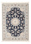 Perserteppich - Nain - Premium - 117 x 78 cm - dunkelblau