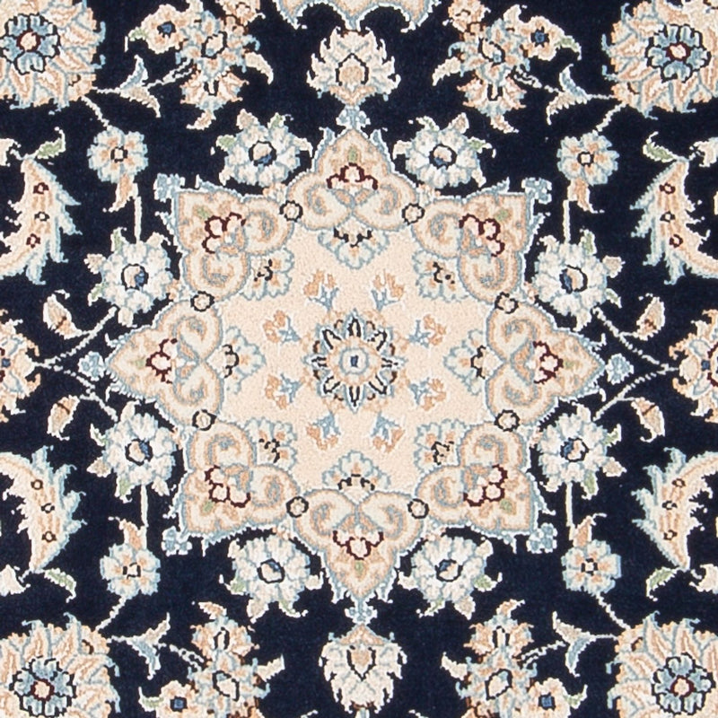Perserteppich - Nain - Premium - 117 x 78 cm - dunkelblau
