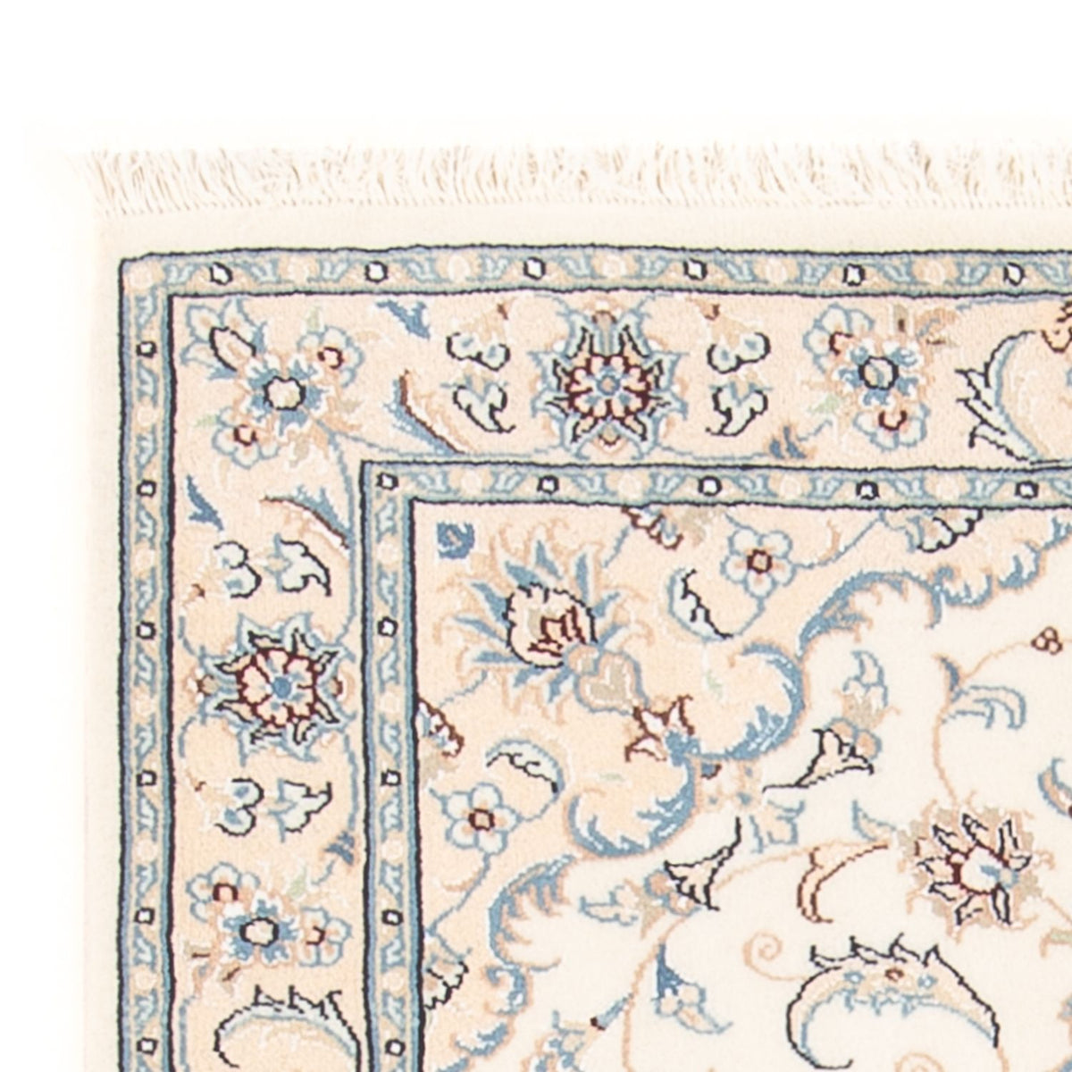 Perserteppich - Nain - Premium - 117 x 80 cm - creme