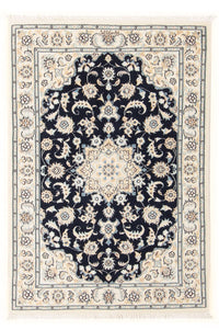 Tapis persan - Nain - Premium - 118 x 80 cm - bleu foncé