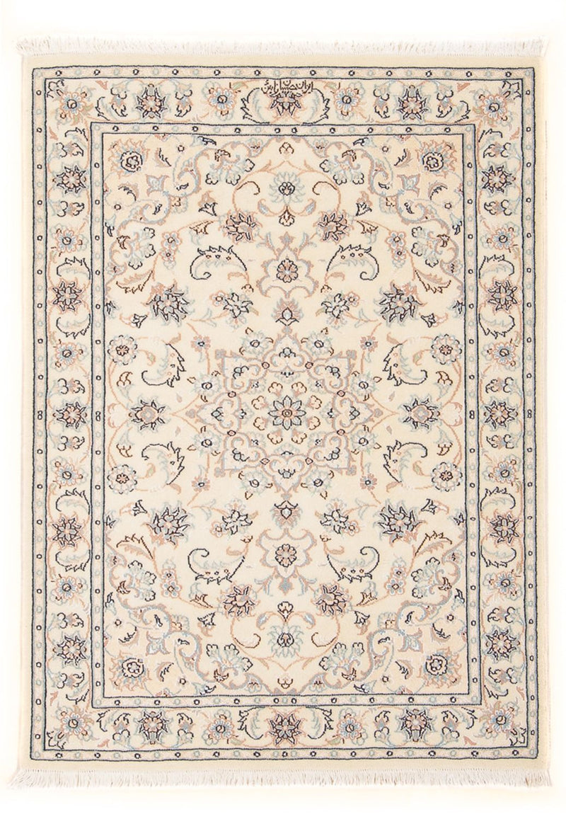 Perserteppich - Nain - Premium - 118 x 81 cm - creme