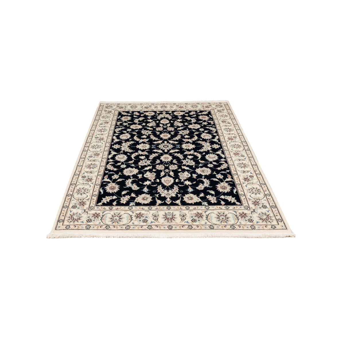 Perserteppich - Nain - Premium - 182 x 121 cm - dunkelblau