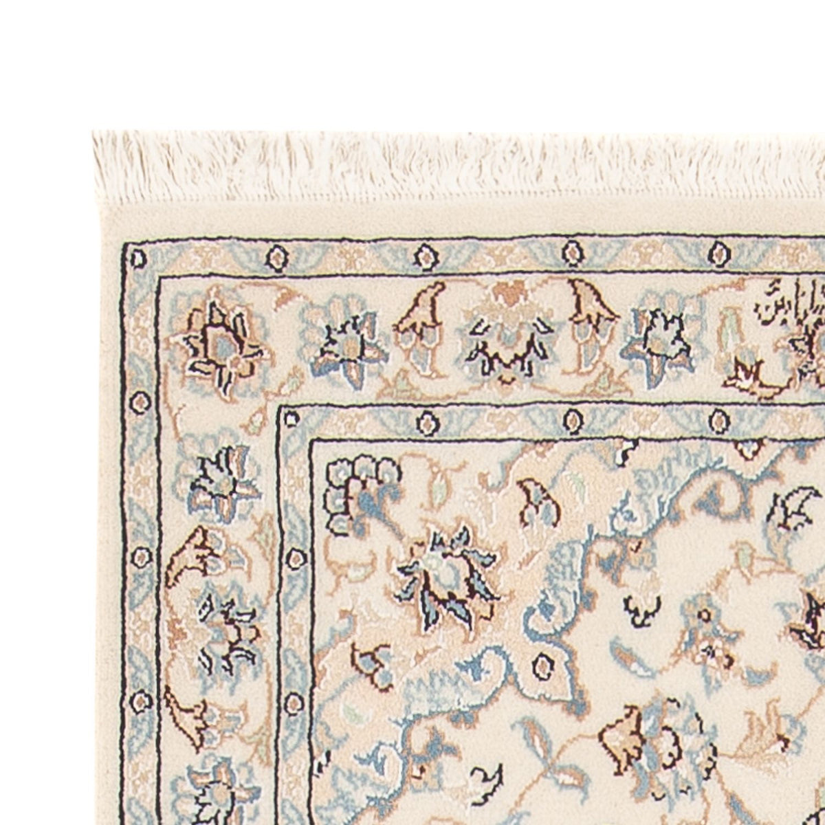 Perserteppich - Nain - Premium - 135 x 74 cm - creme