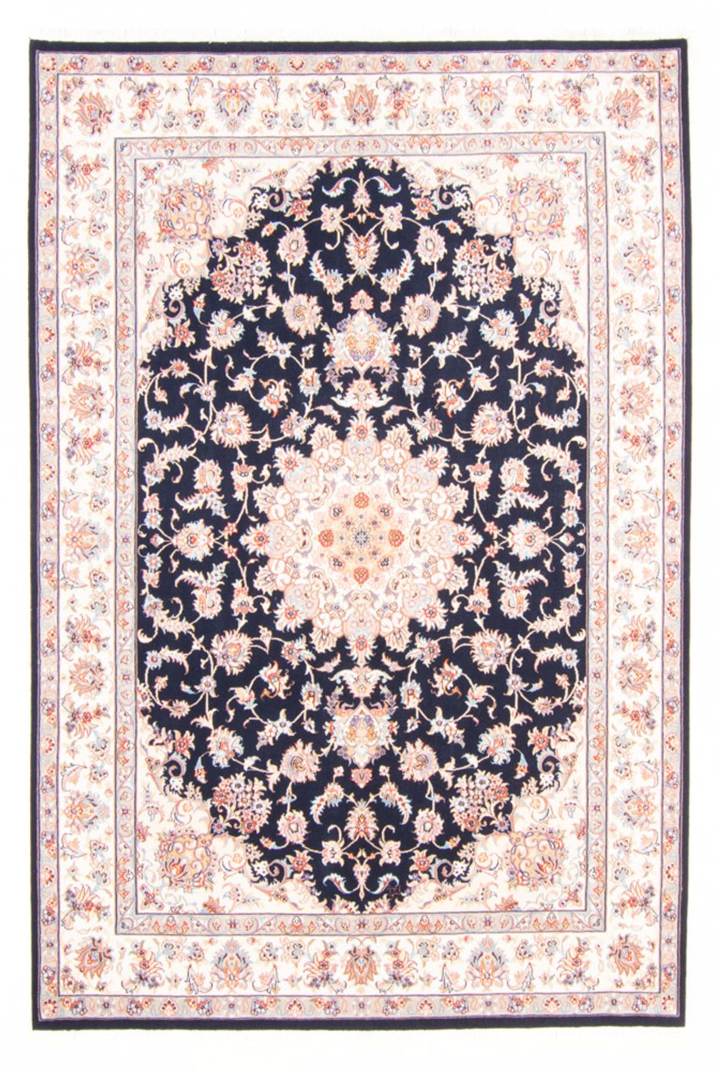 Perserteppich - Täbriz - Royal - 236 x 169 cm - dunkelblau