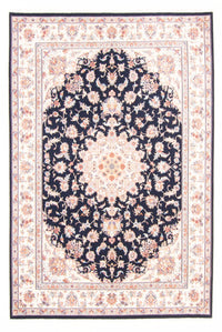 Tapis persan - Tabriz - Royal - 236 x 169 cm - bleu foncé