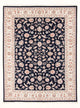 Perserteppich - Täbriz - Royal - 201 x 149 cm - dunkelblau