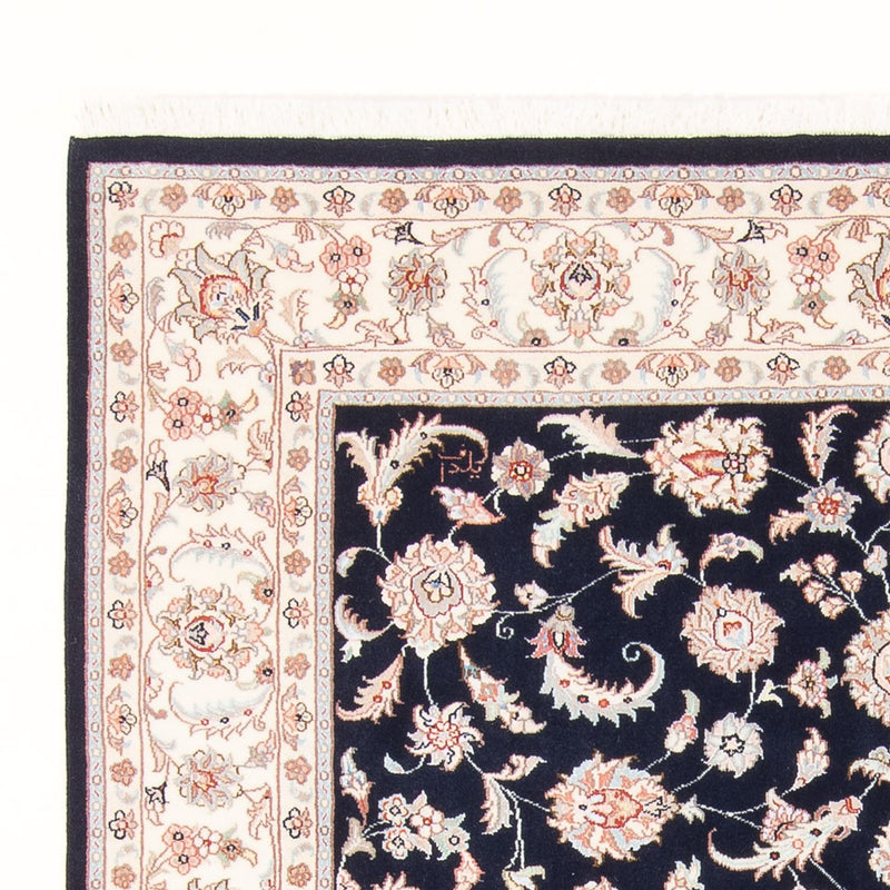 Perserteppich - Täbriz - Royal - 201 x 149 cm - dunkelblau