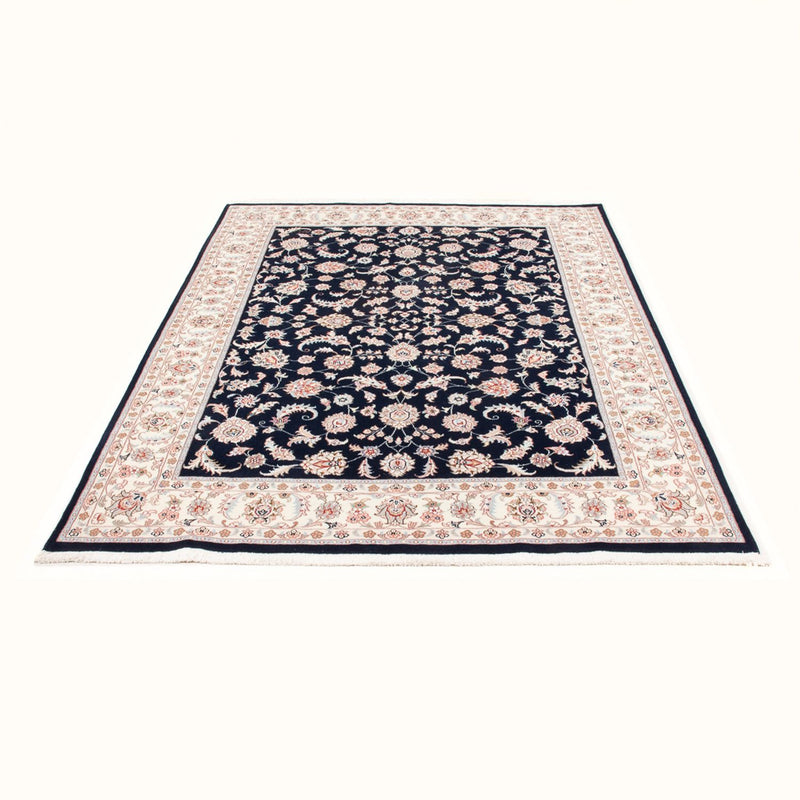 Perserteppich - Täbriz - Royal - 201 x 149 cm - dunkelblau