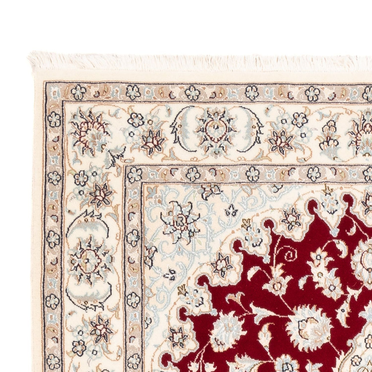 Perserteppich - Nain - Premium - 173 x 117 cm - rot