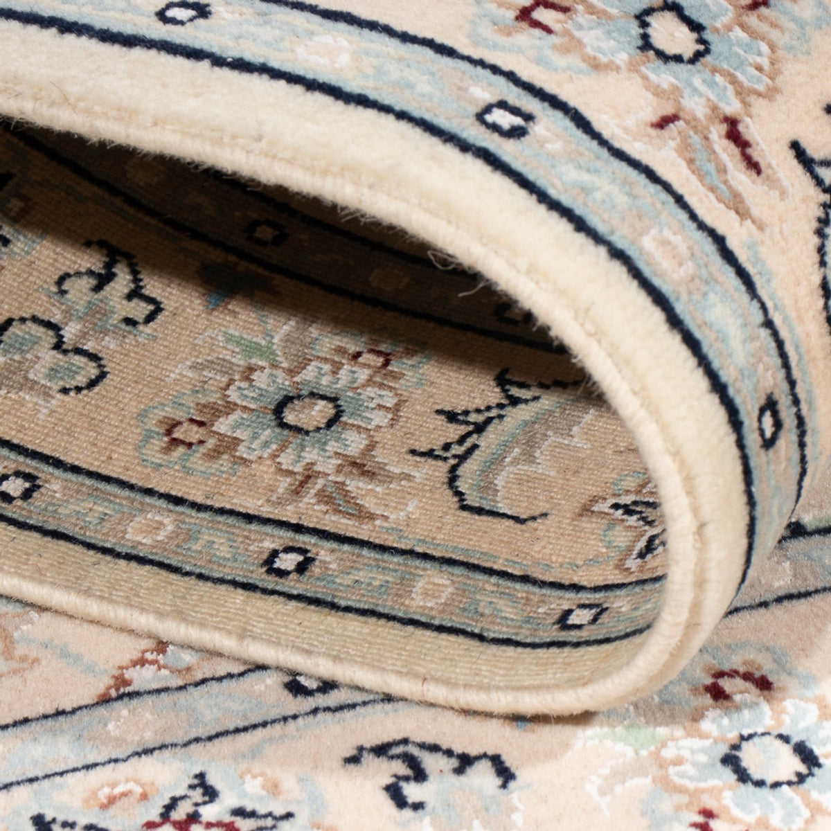 Perserteppich - Nain - Premium - 117 x 80 cm - creme