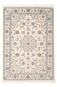 Tapis persan - Nain - Premium - 119 x 77 cm - crème