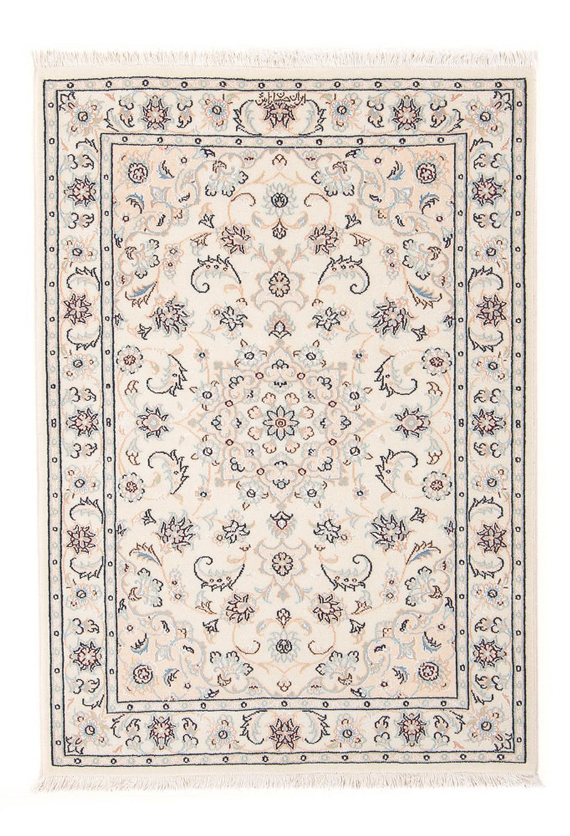 Perserteppich - Nain - Premium - 119 x 80 cm - creme