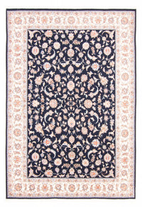 Tapis persan - Tabriz - Royal - 245 x 170 cm - bleu foncé