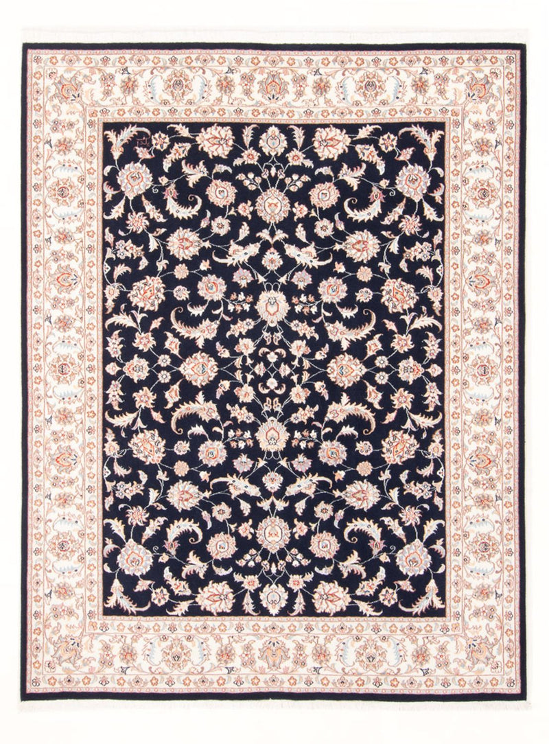 Perserteppich - Täbriz - Royal - 197 x 149 cm - dunkelblau