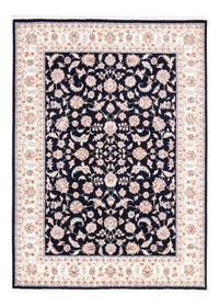 Tapis persan - Tabriz - 201 x 150 cm - bleu foncé