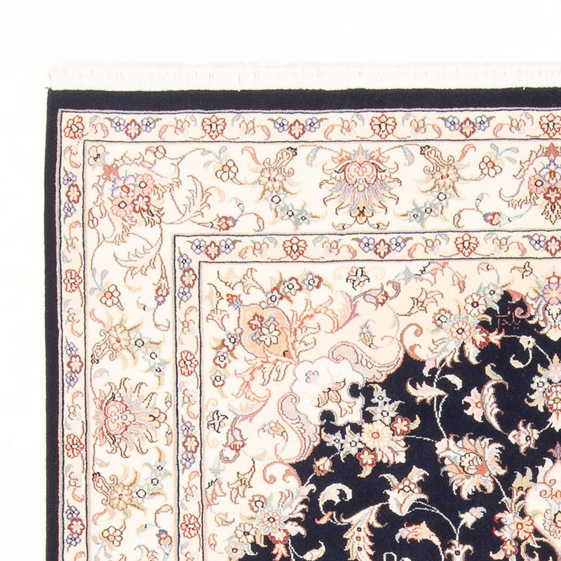 Perserteppich - Täbriz - Royal - 199 x 147 cm - dunkelblau