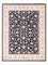 Perserteppich - Täbriz - Royal - 202 x 151 cm - dunkelblau