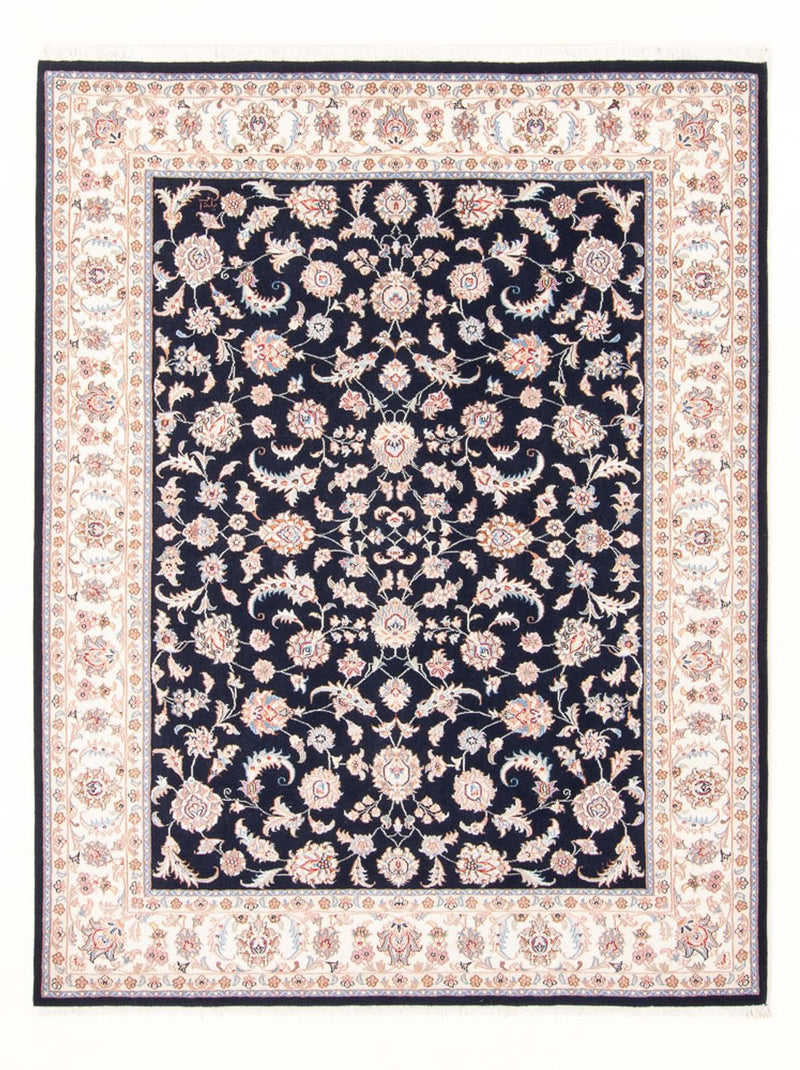 Perserteppich - Täbriz - Royal - 202 x 151 cm - dunkelblau