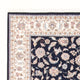 Perserteppich - Täbriz - Royal - 202 x 151 cm - dunkelblau
