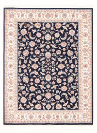 Tapis persan - Tabriz - Royal - 200 x 149 cm - bleu foncé