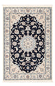 Perserteppich - Nain - Premium - 122 x 81 cm - dunkelblau