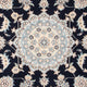 Perserteppich - Nain - Premium - 122 x 81 cm - dunkelblau