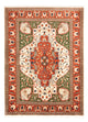 Perserteppich - Ghom - 230 x 172 cm - grün
