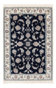 Perserteppich - Nain - Premium - 121 x 78 cm - dunkelblau