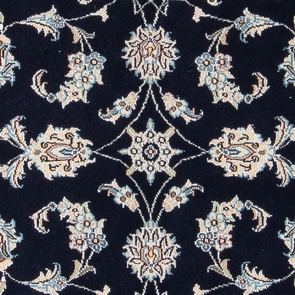 Perserteppich - Nain - Premium - 121 x 78 cm - dunkelblau
