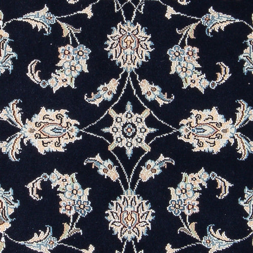 Perserteppich - Nain - Premium - 121 x 78 cm - dunkelblau