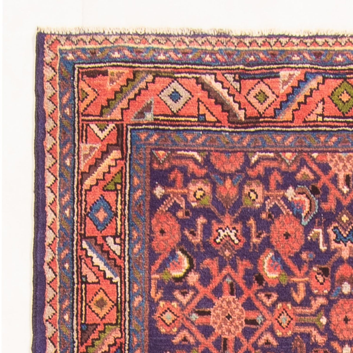 Hosseinabad Tappeto 118x308cm - Tappeto persiano - blu scuro