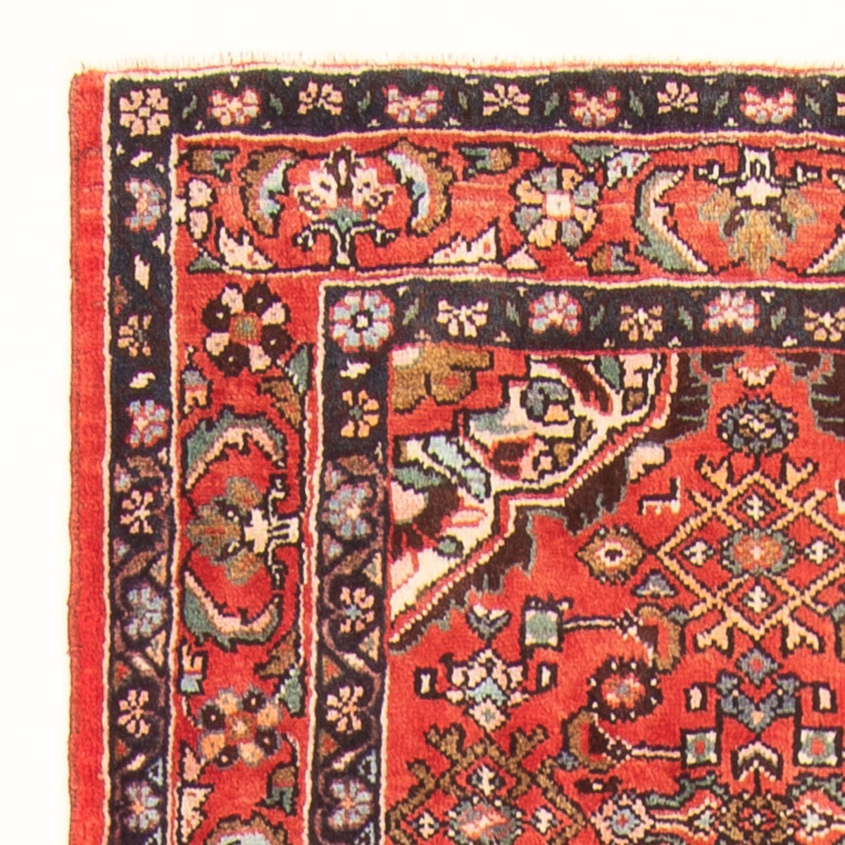 Hosseinabad Teppich 114x325cm - Perserteppich - rot