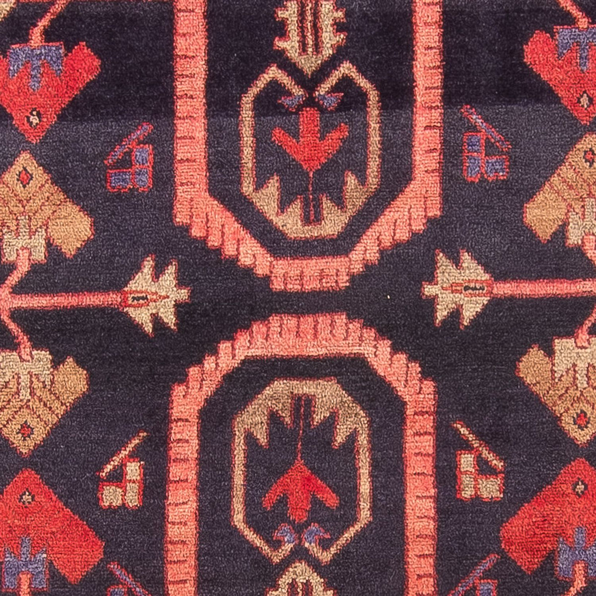 Läufer Perser - Nomadic - 308 x 121 cm - dunkelblau