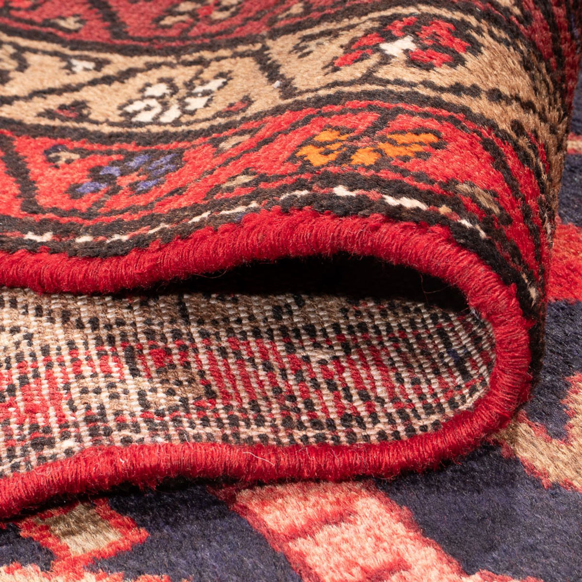 Läufer Perser - Nomadic - 308 x 121 cm - dunkelblau