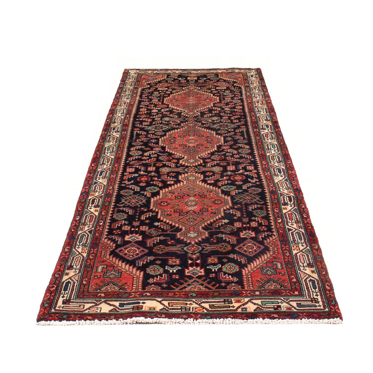 Läufer Perser - Nomadic - 307 x 97 cm - dunkelblau