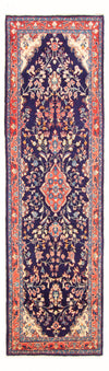 Tapis de Sarouk Tapis 108x323cm - Tapis persan - bleu foncé - Tapis de couloir / Bleu foncé / 108 x 323 cm Tapis de couloir