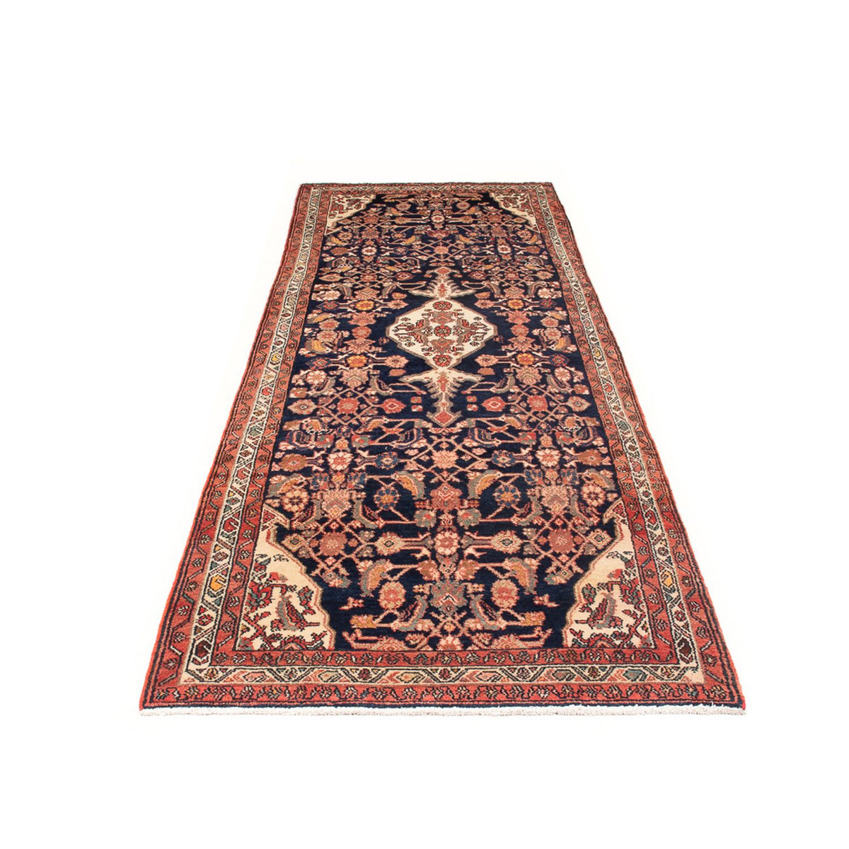 Läufer Perser - Nomadic - 322 x 107 cm - dunkelblau