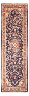 Tapis de Rudbar Tapis 102x336cm - Tapis persan - bleu foncé - Tapis de couloir / Bleu foncé / 102 x 336 cm Tapis de couloir