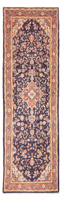 Tapis de couloir Tapis persan - Nomadic - 336 x 102 cm - bleu foncé