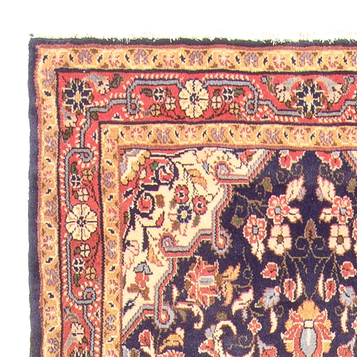 Rudbar Teppich 102x336cm - Perserteppich - dunkelblau