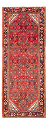 Hosseinabad Teppich 113x295cm - Perserteppich - rot - Läufer / Rot / 113 x 295 cm Läufer