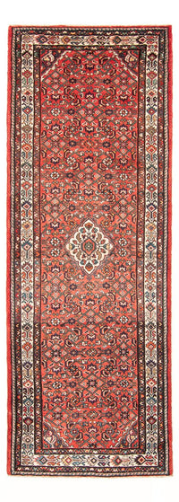 Tapis de couloir Tapis persan - Nomadic - 327 x 121 cm - rouge