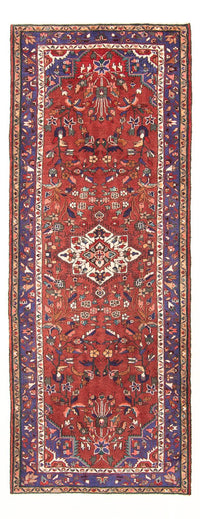 Tapis de couloir Tapis persan - Nomadic - 300 x 113 cm - rouge