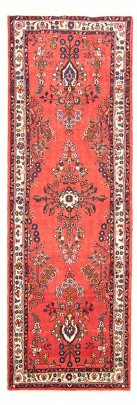 Tapis de couloir Tapis persan - Nomadic - 291 x 106 cm - rouge