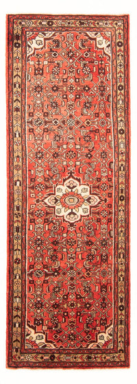 Tapis de couloir Tapis persan - Nomadic - 295 x 114 cm - rouge