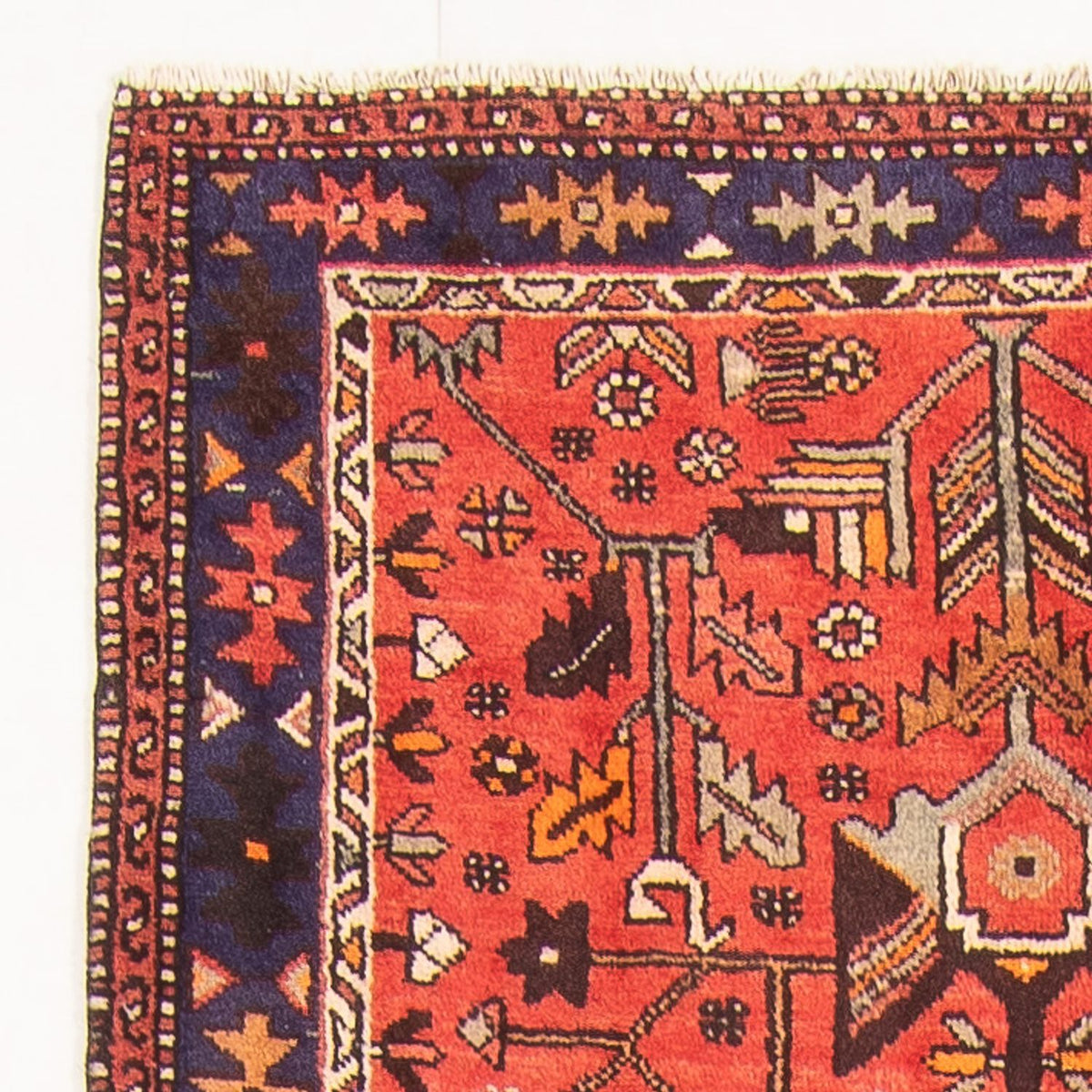 Bidjar - Zanjan Tappeto 106x300cm - Tappeto persiano - rosso