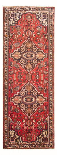 Tapis de couloir Tapis persan - Bidjar - 293 x 109 cm - rouge