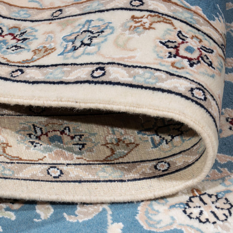 Perserteppich - Nain - Premium - 138 x 76 cm - hellblau