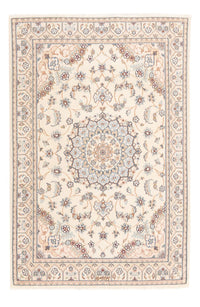 Tapis persan - Nain - Premium - 153 x 106 cm - crème