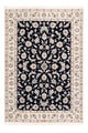 Perserteppich - Nain - Premium - 174 x 121 cm - dunkelblau